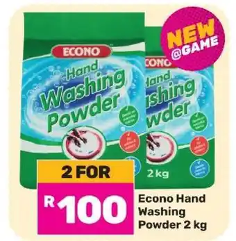 Game Econo Hand Washing Powder 2 kg offer