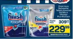 Pick n Pay Finish Auto Dishwasher Tablets Assorted 50/56s or Ultimate Plus 45s Each offer