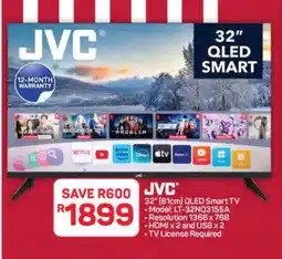 Pick n Pay Hypermarket JVC 32 QLED Smart TV offer