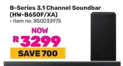 Game B-Series 3.1 Channel Soundbar (HW-B650F/XA) offer