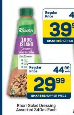 Pick n Pay Knorr Salad Dressing Assorted 340ml Each offer