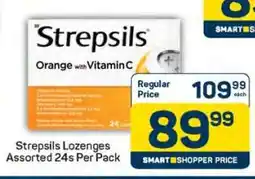 Pick n Pay Strepsils Lozenges Assorted 24s Per Pack offer