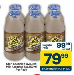 Pick n Pay Hypermarket Steri Stumpie Flavoured Milk Assorted 6 x 350ml Per Pack offer