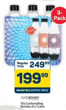 Pick n Pay Hypermarket Sodastream Trio Carbonating Bottles offer