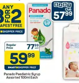 Pick n Pay Panado Paediatric Syrup Assorted 100ml Each offer