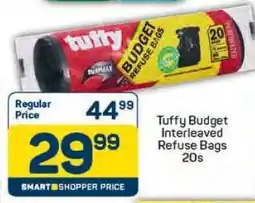 Pick n Pay Tuffy Budget Interleaved Refuse Bags 20s offer