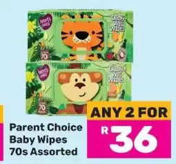 Game Parent Choice Baby Wipes 70s Assorted offer