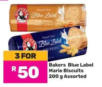 Game Bakers Blue Label Marie Biscuits offer