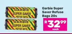 Game Garbie Super Saver Refuse Bags 20s offer