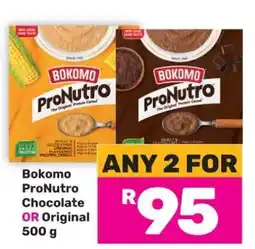Game Bokomo ProNutro Chocolate OR Original 500 g offer