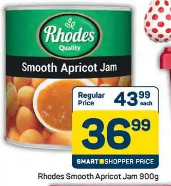 Pick n Pay Hypermarket Rhodes Smooth Apricot Jam-900g offer