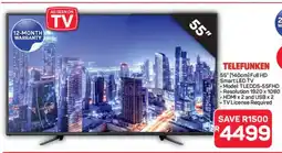 Pick n Pay Hypermarket TELEFUNKEN 55 (140cm) Full HD Smart LED TV offer