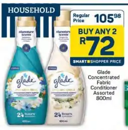 Pick n Pay Glade Concentrated Fabric Conditioner Assorted 800ml offer