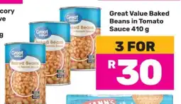 Game Great Value Baked Beans in Tomato Sauce 410 g offer