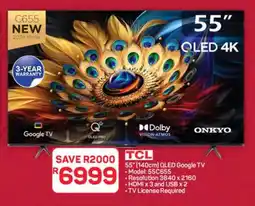 Pick n Pay Hypermarket TCL 55 QLED Google TV offer
