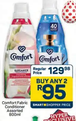 Pick n Pay Hypermarket Comfort Fabric Conditioner Assorted 800ml offer