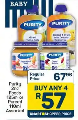 Pick n Pay Purity 2nd Foods offer