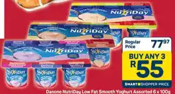 Pick n Pay Hypermarket Danone NutriDay Low Fat Smooth Yoghurt Assorted 6 x 100g offer