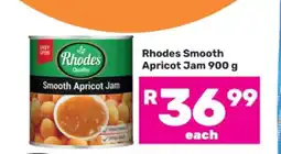 Game Rhodes Smooth Apricot Jam 900 g offer