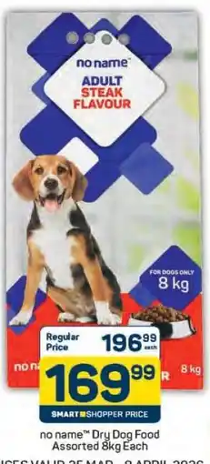 Pick n Pay no name Dry Dog Food Assorted 8kg Each offer