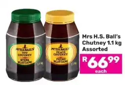 Game Mrs H.S. Ball’s Chutney 1.1 kg Assorted offer