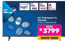 Game 43 FHD Smart TV (43A4Q) offer