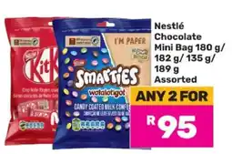 Game Nestlé Chocolate Mini Bag offer