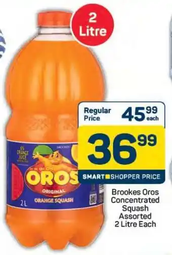 Pick n Pay Hypermarket Brookes Oros Concentrated Squash Assorted offer
