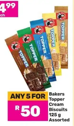 Game BAKERS TOPPER CREAM BISCUITS offer
