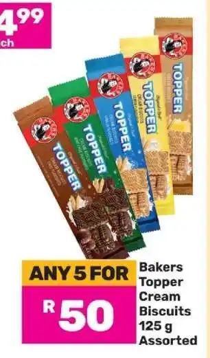 Game BAKERS TOPPER CREAM BISCUITS offer