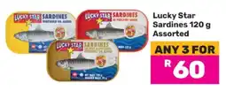 Game Lucky Star Sardines 120 g Assorted offer