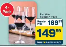 Pick n Pay Hypermarket Red Wine Glasses 4-Pack offer