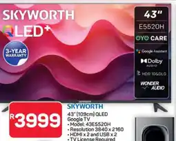 Pick n Pay Hypermarket SKYWORTH 43 QLED Google TV offer