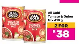 Game ALL GOLD Tomato & Onion Mix 410 g offer