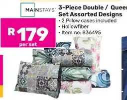 Game Mainstays 3-Piece Double/Queen Set Assorted Designs offer