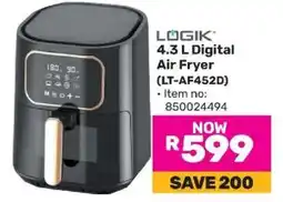 Game LÖGIK 4.3 L Digital Air Fryer offer