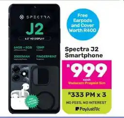 Game Spectra J2 Smartphone offer