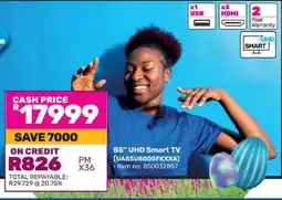 Game 85 UHD Smart TV offer