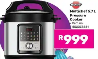 Game Genesis Multichef 5.7 L Pressure Cooker offer