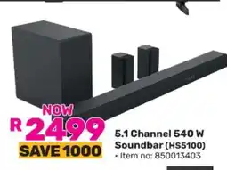 Game 5.1 Channel 540 W Soundbar (HS5100) offer