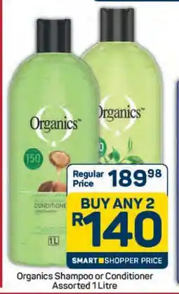 Pick n Pay Hypermarket Organics Shampoo or Conditioner offer