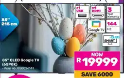 Game 85” QLED Google TV (65P8K) offer