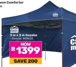 Game Camp Master 3 m x 3 m Gazebo offer