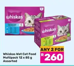 Game Whiskas Wet Cat Food Multipack 12 x 85 g Assorted offer
