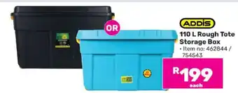 Game ADDIS 110 L Rough Tote Storage Box offer