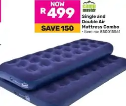 Game Camp Master Single and Double Air Mattress Combo offer