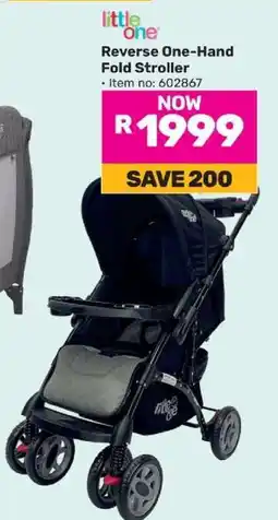 Game Reverse One-Hand Fold Stroller offer