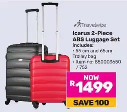 Game Icarus 2-Piece ABS Luggage Set offer