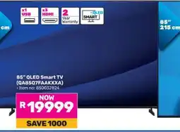 Game 85” QLED Smart TV offer