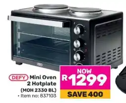 Game Defy Mini Oven 2 Hotplate offer